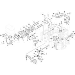 ESTATE 7122 W - 2025 - 2T1315481/ST1 - Stiga Ride On Mower Carburettor Diagram