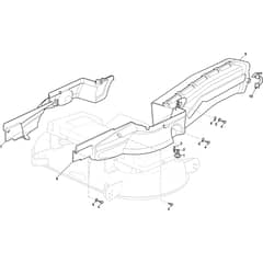 ESTATE 7122 W - 2025 - 2T1315481/ST1 - Stiga Ride On Mower Guards Diagram