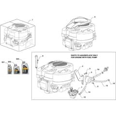 ESTATE 792 - 2022-2024 - 2T0780481/ST1 - Stiga Ride On Mower Fuel Pump Diagram