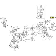ESTATE 792 - 2022-2024 - 2T0780481/ST1 - Stiga Ride On Mower HYG Transmission Diagram