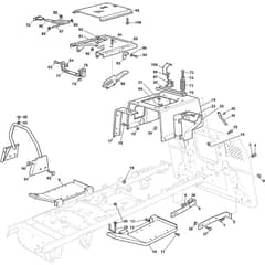 ESTATE 792 - 2022-2024 - 2T0780481/ST1P - Stiga Ride On Mower Frame Diagram