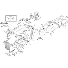 ESTATE 792 SE - 2024 - 2T0780481/ST2 - Stiga Ride On Mower Body Diagram