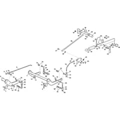 ESTATE 792 W SE - 2024 - 2T0782481/ST1 - Stiga Ride On Mower Cutting Plate Lifting Diagram
