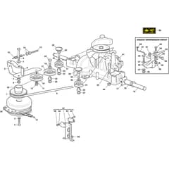 ESTATE 792 W SE - 2024 - 2T0782481/ST1 - Stiga Ride On Mower TT Transmission Diagram