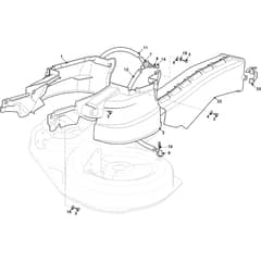 ESTATE 798 - 2025 - 2T0810481/ST1 - Stiga Ride On Mower Guards Diagram