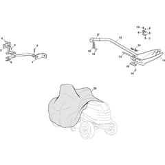 ESTATE 798 W Special - 2025 - 2T0810381/ST1 - Stiga Ride On Mower Options Diagram