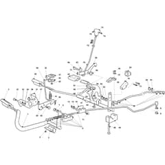 ESTATE 9102 W - 2023-2024 - 2T0985481/ST1P - Stiga Ride On Mower Brake and Gearbox Controls Diagram