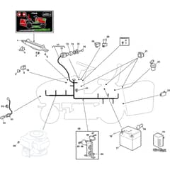 ESTATE 9102 WX - 2022-2024 - 2T1430381/ST2P - Stiga Ride On Mower Electric Parts Diagram