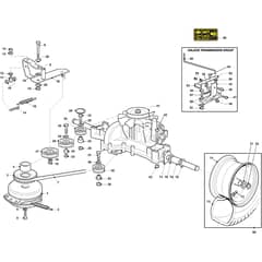 ESTATE Pro 9102 XWSY - 2020-2021 - 2T1430381/ST1 - Stiga Ride On Mower Transmission Diagram