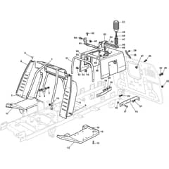 ESTATE Pro 9102 XWSY - 2020-2022 - 2T1430381/ST1P - Stiga Ride On Mower Frame Diagram