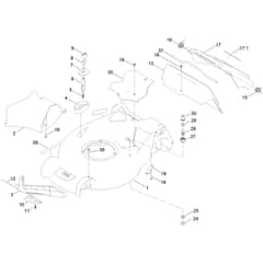 Toro eSuper Recycler eC48A 48cm - 21848 (409411874 - 411699999) Housing