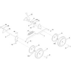 Toro eSuper Recycler eC48A 48cm - 21848 (409411874 - 411699999) Traction Drive