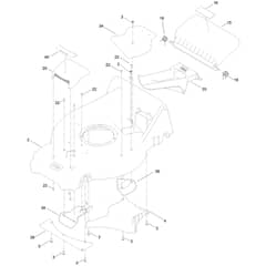 Toro eSuper Recycler eC53AST 53cm - 21695 (400000000 - 414999999) Frame