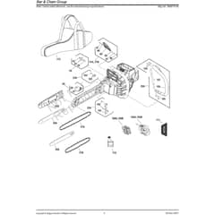 Snapper ESXDC582-1696774-00 Bar and Chain Group