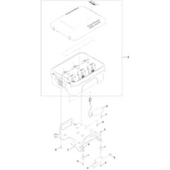 Toro eTimeCutter 107cm - 75642 (400000000 - 416299999) Battery Box