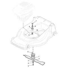 EU 434 TR-G - 2012-2013 - 297431046/09 - Castel Garden Rotary Mower Blade Diagram