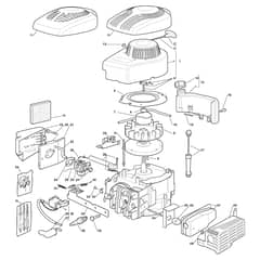 EU 464-G - 2012-2013 - 299164646/FAR - Castel Garden Rotary Mower Engine - ST. SV150 Diagram