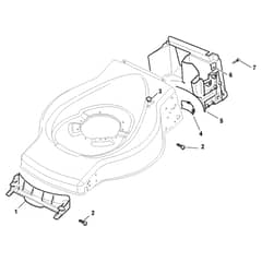 EU 464-G - 2012-2013 - 299164646/FAR - Castel Garden Rotary Mower Front Conveyor Assy Diagram