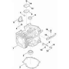 Stihl EVC 1000.0 (EVC1000-0001) - Crankcase - Parts Diagram