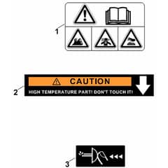 Stihl EVC 200.0 (EVC200-0001) - Labels - Parts Diagram