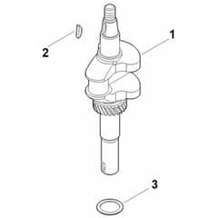 Stihl EVC 200.3 C (EVC200-0005) - Crankshaft - Parts Diagram