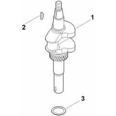 Stihl EVC 200.3 C (EVC200-0006) - Crankshaft - Parts Diagram