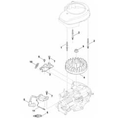 Stihl EVC 200.4 C (EVC200-0010) - Ignition System, Flywheel - Parts Diagram