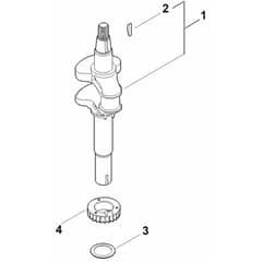 Stihl EVC 300.1 E (EVC300-0004) - Crankshaft - Parts Diagram