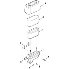 Stihl EVC 4000.0 (EVC4000-0001) - Air Filter - Parts Diagram