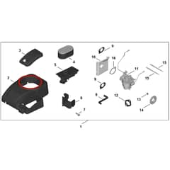 Stihl EVC 4000.1 (EVC4000-0002) - Heat Dissipation Kit - Parts Diagram