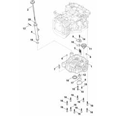 Stihl EVC 4000.1 (EVC4000-0003) - Governor Gear, Oil Pan - Parts Diagram