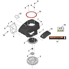 Stihl EVC 4000.2 (EVC4000-0004) - Fan Housing - Parts Diagram