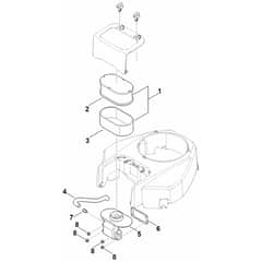 Stihl EVC 7000.0 (EVC7000-0001) - Air Filter - Parts Diagram