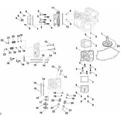 Stihl EVC 7000.0 (EVC7000-0001) - Camshaft, Valves - Parts Diagram