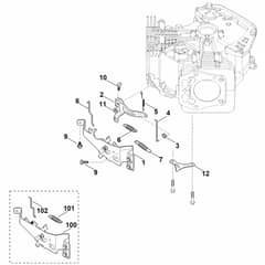 Stihl EVC 7000.0 (EVC7000-0001) - Regulator Linkage - Parts Diagram