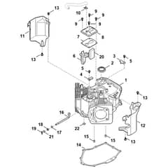 Stihl EVC 7000.0 (EVC7000-0002) - Crankcase - Parts Diagram