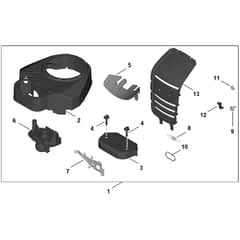 Stihl EVC 8000.0 (EVC8000-0001) - Heat Dissipation Kit - Parts Diagram