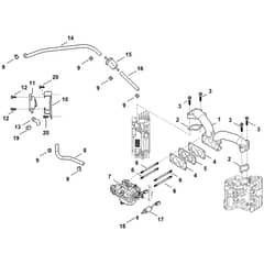 Stihl EVC 8000.0 (EVC8000-0002) - Fuel System - Parts Diagram