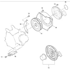 Makita EW2050H - Engine Pump - Power Tool 06 Diagram