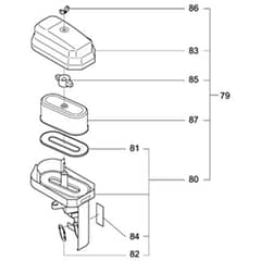 Makita EW2051H - Engine Pump - Power Tool 04 Diagram