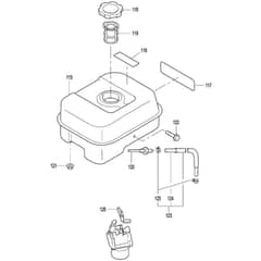 Makita EW2051H - Engine Pump - Power Tool 07 Diagram
