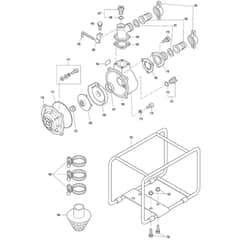 Makita EW2051H - Engine Pump - Power Tool 10 Diagram