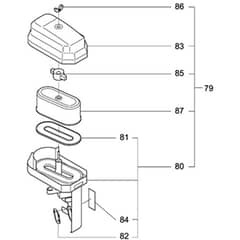 Makita EW3050H - Engine Pump - Power Tool 04 Diagram