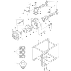 Makita EW3051H - Engine Pump - Power Tool 10 Diagram
