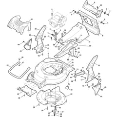 EXCEL 50 S4Q INOX B - 2012-2013 - 290517021/S12 - Stiga Rotary Mower Deck and Height Adjusting Diagram