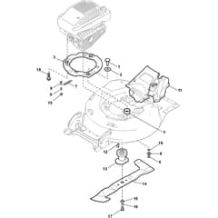 EXCEL 55 SVQ H - 2015 - 290557038/S14 - Stiga Rotary Mower Blade Diagram