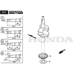 EXCEL 55 SVQ H - 2015 - 290557038/S14 - Stiga Rotary Mower Crankshaft Diagram