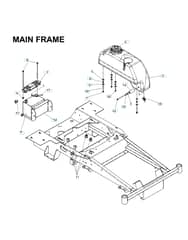 Husqvarna Ez21 - Mainframe - Right Side 2