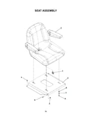 Husqvarna Ez4819 Kaa - Seat