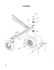 Husqvarna Ez4822 - Casters